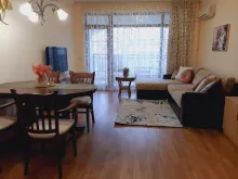 salon dwupokojowego mieszkania w kurorcie Aheloy