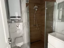 туалет, раковина, душ