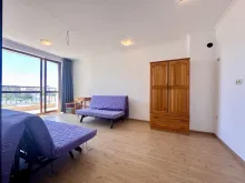 Villa Astoria | Двокімнатна квартира з видом на море: вітальня, кухня