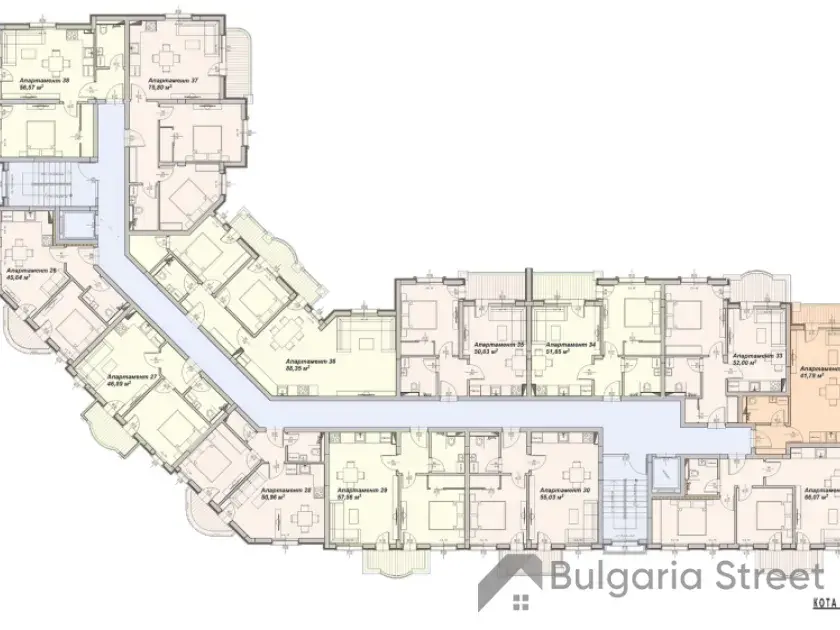 планування квартир - будівля 2